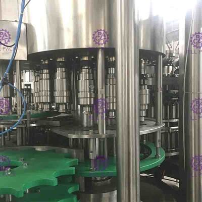 La capacidad grande embotelló 3 en 1 proceso exacto de las cabezas de la máquina de rellenar 60 del agua
