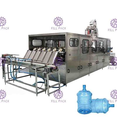 Equipo/planta/máquina/sistema/línea que capsulan de relleno que se lavan del agua del cubo/de botella del barril/galón