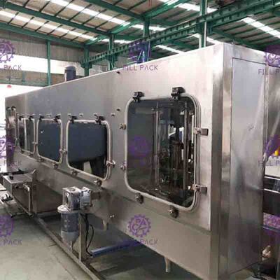 3 / Equipo/planta/máquina/sistema/línea de la capsuladora del llenador de la lavadora del agua de botella 5 galones/20L
