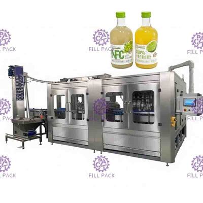Máquina 3 industriales del llenador de la botella de copa de vino del arroz - adentro - 1 línea del relleno en caliente