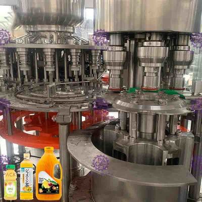 3 automáticos en 1 pequeña botella plástica Juice Hot Filling Machine/cadena de producción/planta de embotellamiento
