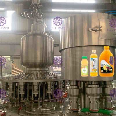 Monoblock 3 en 1 máquina del relleno en caliente conveniente para el embotellamiento del jugo