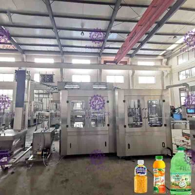24 botellas plásticas de la máquina de rellenar 8000 principales del jugo por tapones de tuerca de la hora