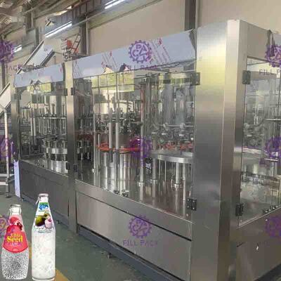 Máquina de rellenar del jugo automático principal 18 modificada para requisitos particulares para las botellas de cristal