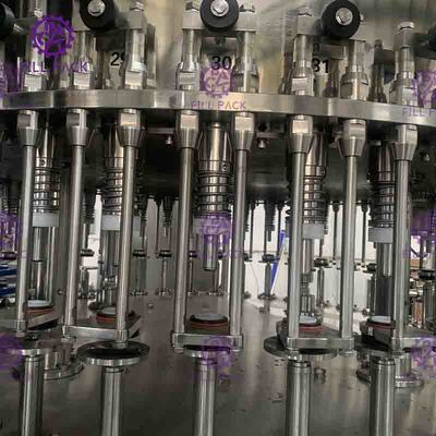 Jugo automático de la máquina del llenador de la botella de cristal/máquina de rellenar embotelladoa 6000 del té - 8000BPH