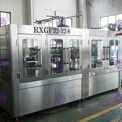 Máquina plástica de relleno 3 in-1 del llenador de la botella del equipo de la bebida auto industrial
