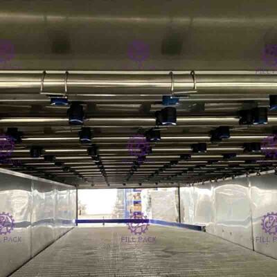 Equipo automático del túnel de enfriamiento del pasteurizador de la máquina del relleno en caliente 20000BPH