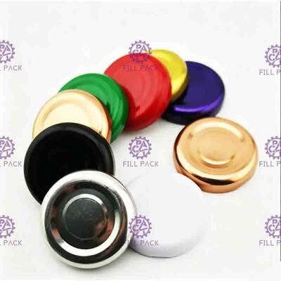 tapón de tuerca del metal de la hojalata de 38m m 43m m Juice Glass Bottle Caps Lid 48m m 53m m 58m m