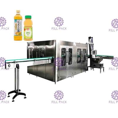 4 automáticos en 1 gránulo de la fruta de la pulpa de Monoblock de las botellas del ANIMAL DOMÉSTICO de Juice Filling Machine