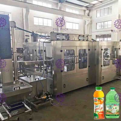 Monoblock que lava el equipo plástico de la botella de Juice Filling Capping Machine CGF32-32-10