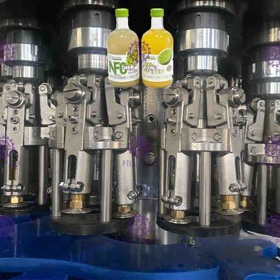 0.3L Juice Filling Machine concentrado de gran viscosidad, máquina que capsula automática