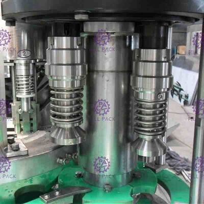 por completo máquina de rellenar del gas 4.2Kw de la bebida no- automática del jugo para la botella de cristal