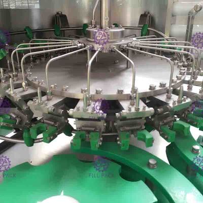 máquina de rellenar del jugo principal del cuello 24 de la botella de 38m m con control de la temperatura