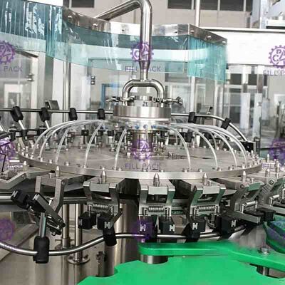 Máquina de rellenar líquida de la botella de vidrio de Full Auto, fruta Juice Filler 8000BPH