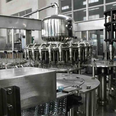 relleno en caliente Juice Machine For Glass Jars anaranjado de 0.4Mpa 8000BPH con la torsión de los casquillos