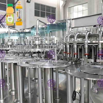 4 en 1 control líquido del PLC de la máquina del llenador de la botella plástica con la pantalla táctil