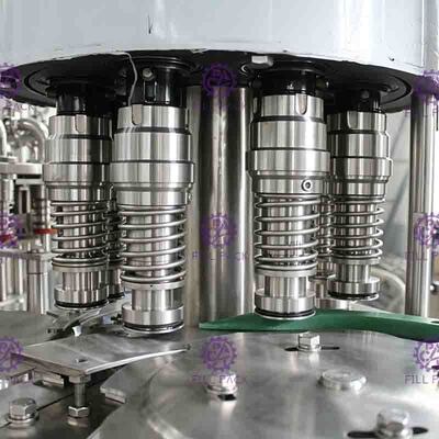 4 en 1 control líquido del PLC de la máquina del llenador de la botella plástica con la pantalla táctil