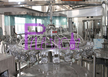 La máquina de rellenar cubierta superior 15000BPH 32 del agua de botella del ANIMAL DOMÉSTICO de Hygeian dirige la operación del PLC