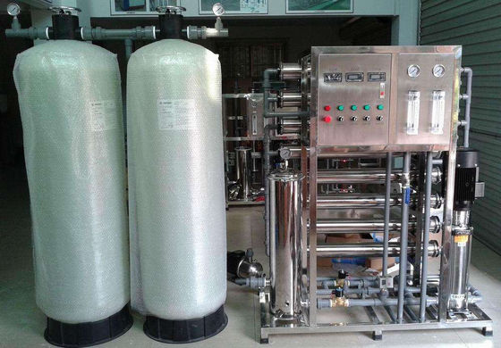 Máquina de la purificación del agua de la ósmosis reversa del RO de Monoblock 1000LPH