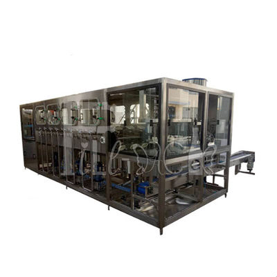 Máquina de rellenar del agua automática de 5 galones 450BPH con la pantalla táctil embotelladora del agua de 5 galones