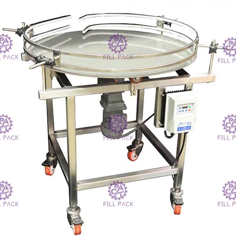 Tipo rotatorio semi automático de la clasificadora de la botella de cristal para la cadena de producción del agua