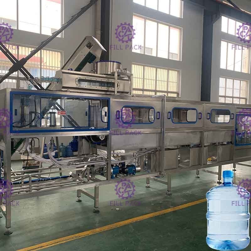 3 automáticos en 1 máquina de rellenar del agua con la botella del plástico de 5 galones