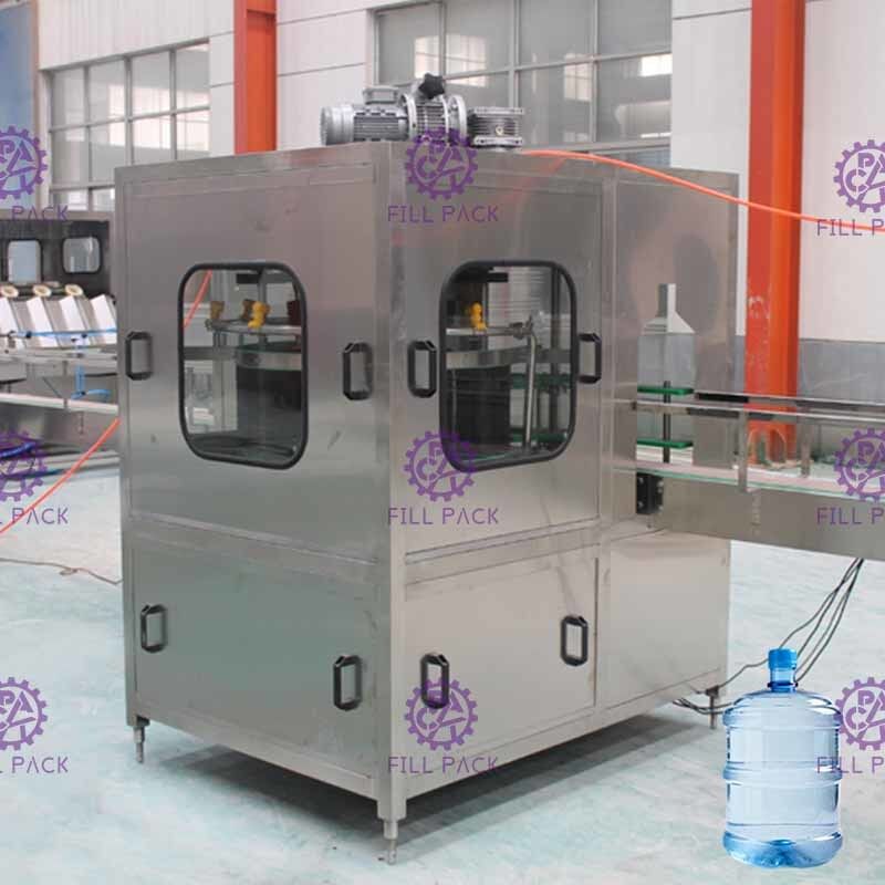 3 / Agua de botella 5 galones/20L que aclara el equipo/la planta/la máquina/el sistema/la línea que capsulan de relleno
