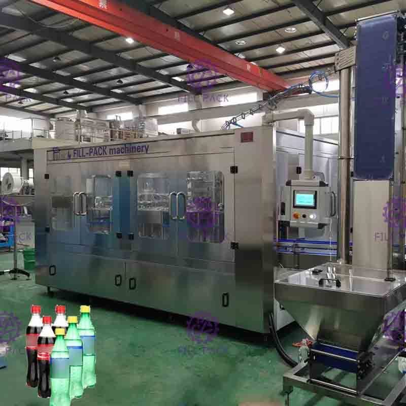 3 automáticos en 1 acero inoxidable embotellador de la etapa de la comida del equipo del refresco