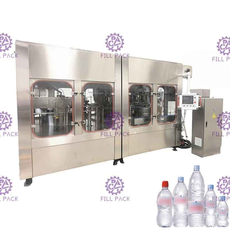 Agua de botella de consumición pura del ANIMAL DOMÉSTICO 3 en 1 equipo/planta/máquina/sistema/línea de la capsuladora del llenador de la lavadora de Monoblock