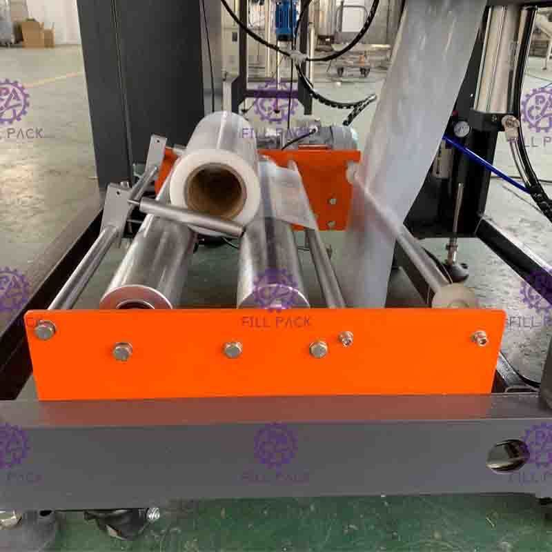 L mecanografía el control del PLC de la empaquetadora del encogimiento para la cadena de producción automática