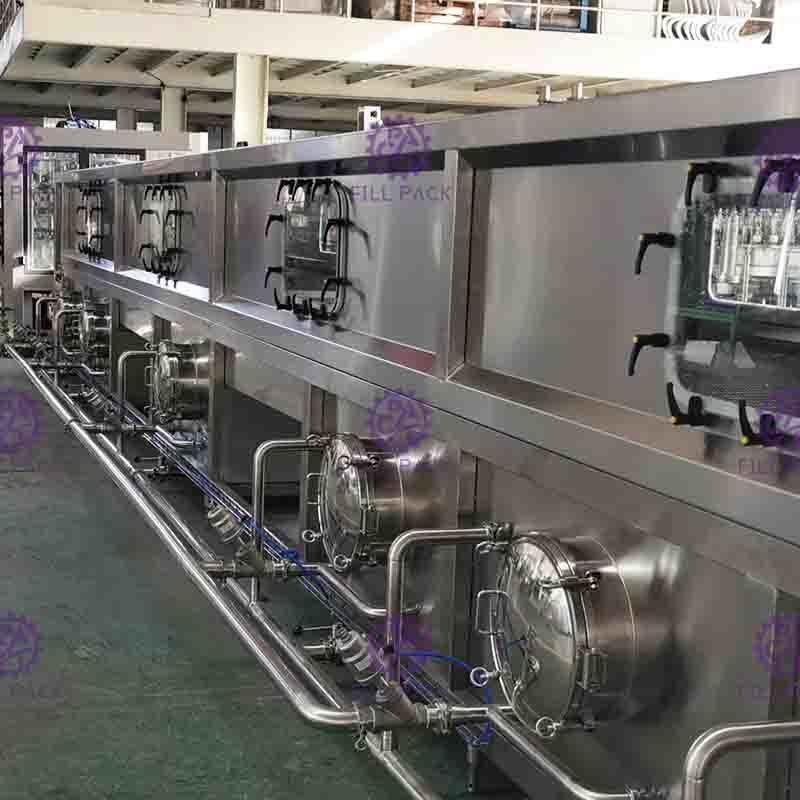 El vidrio embotelló la máquina de enfriamiento 36℃ - 85℃ del jugo para la máquina del relleno en caliente
