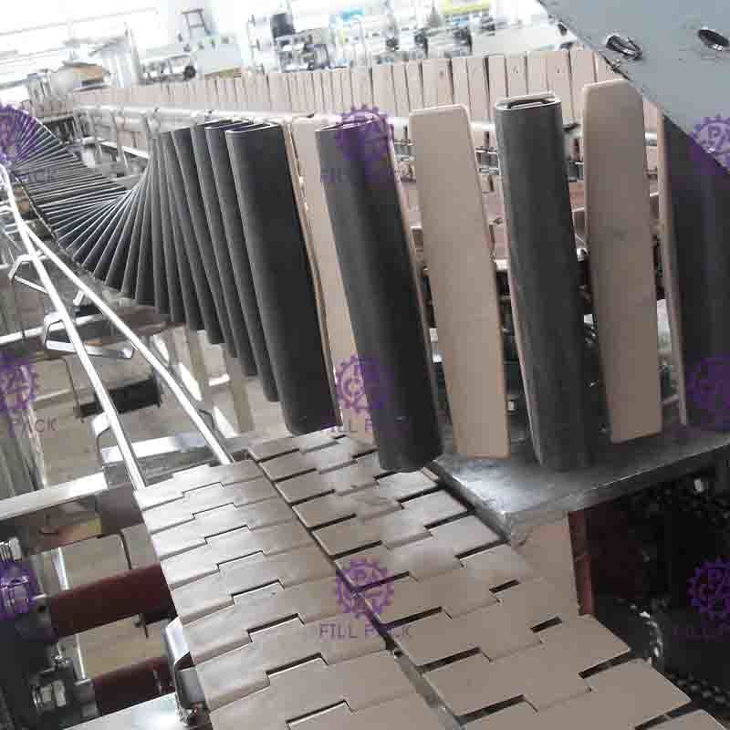 Sistema plástico reverso 8000BPH del esterilizador de la botella para la cadena de producción condimentada del jugo