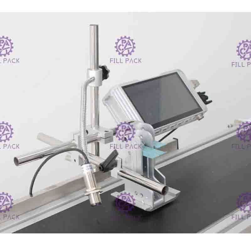 Máquina de codificación de impresión de inyección de tinta de alta resolución con velocidad automática de 75 m/min para código de fecha/logotipo