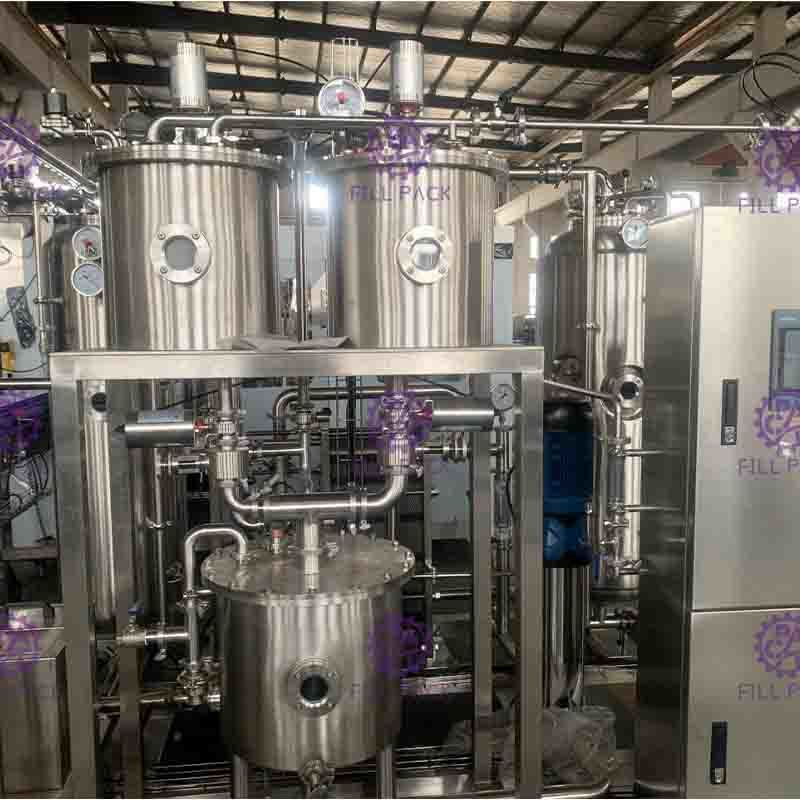 Alto refresco del ratio que hace la máquina 9000L/H con la bebida del CO2