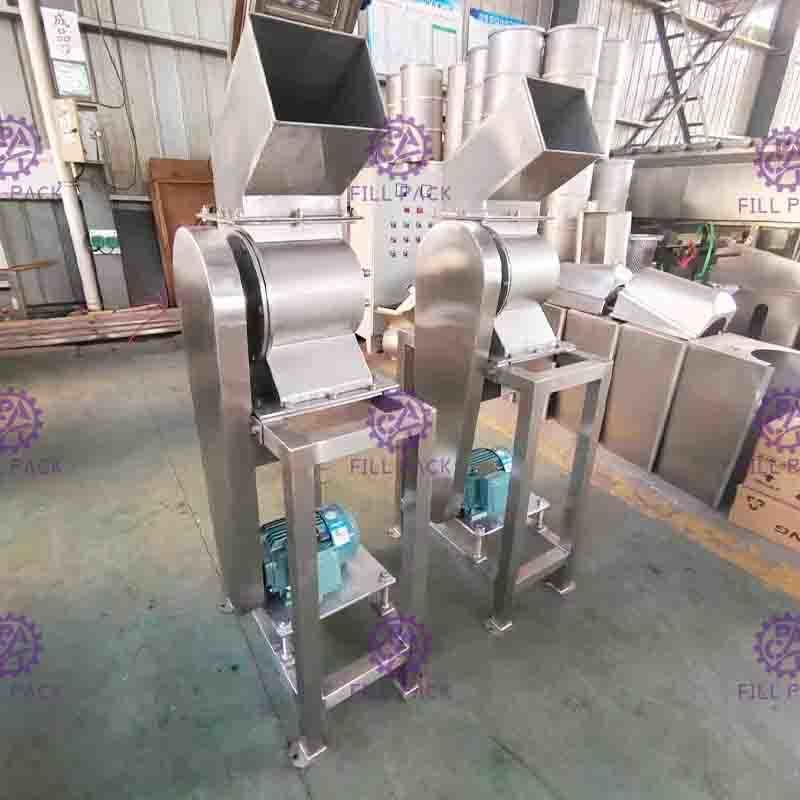 Máquina industrial de la trituradora de la fruta del equipo del tratamiento del zumo con el cuchillo de rotación