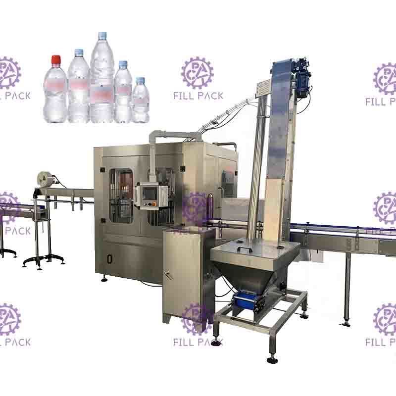 Alta botella plástica estéril Monoblock 0.5MPA aséptico de la máquina de rellenar 0.5L del agua de la seguridad
