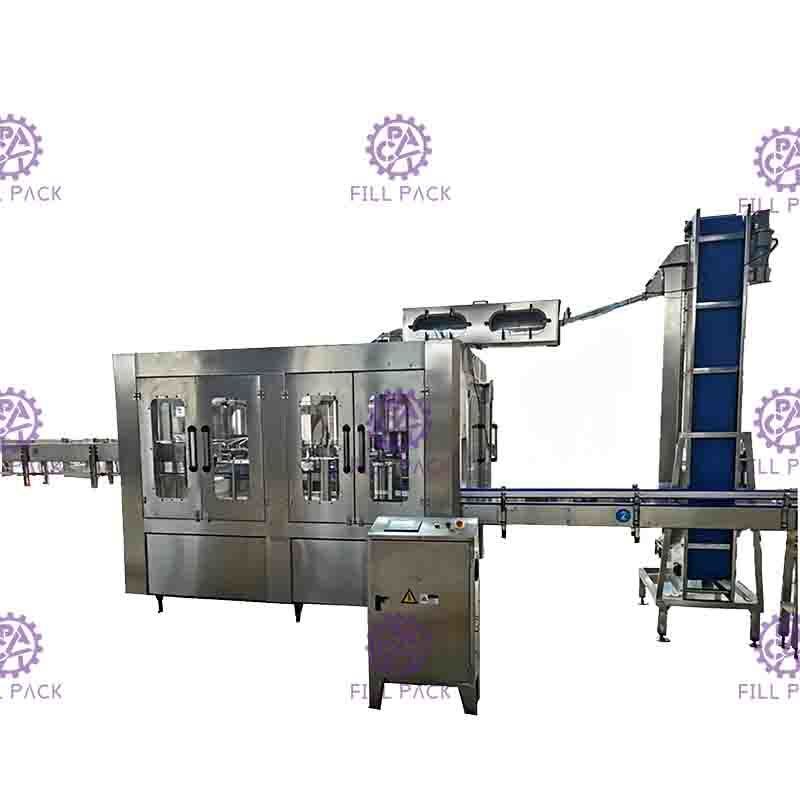 agua de 2L Monoblock que aclara la botella de relleno 0.5Mpa de consumición puro del ANIMAL DOMÉSTICO de la máquina que capsula