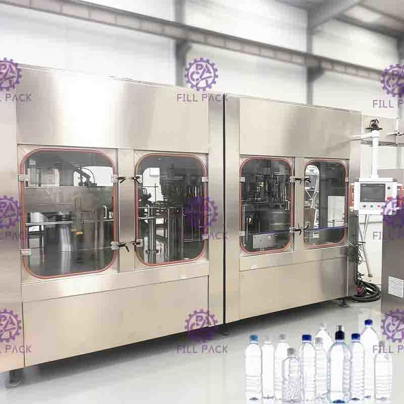 agua potable 3 del ANIMAL DOMÉSTICO 500ml/1L/2L en 1 Monoblock que aclara el equipo/la planta/la máquina/el sistema/la línea que capsulan de relleno