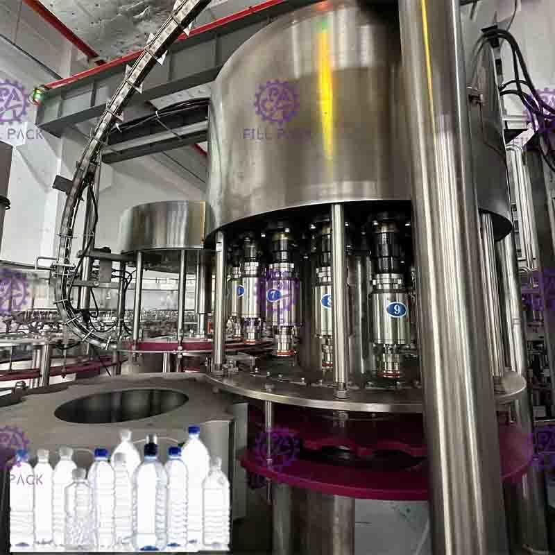 máquina de rellenar del agua mineral 46 - 46 - 14 con no el enjuague del tubo