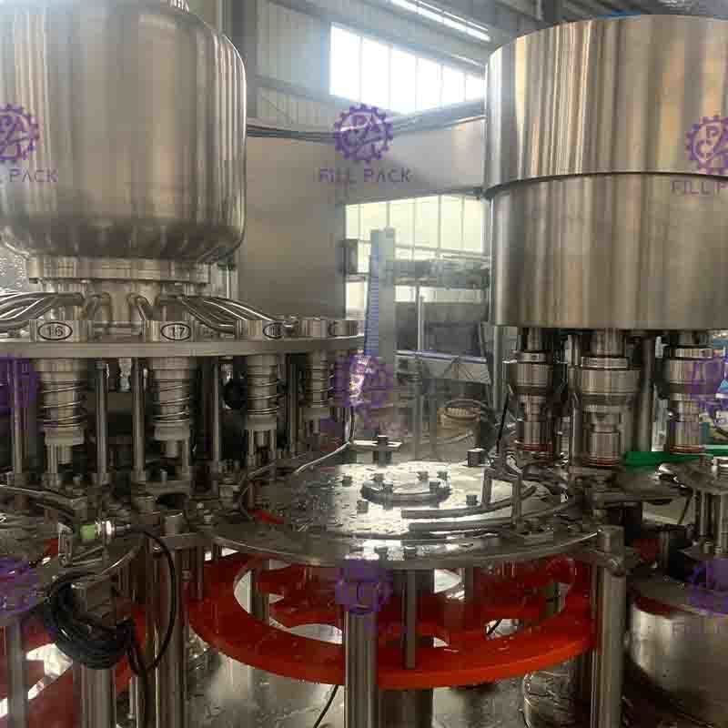 Monoblock 3 en 1 máquina del relleno en caliente del té de la botella del animal doméstico 10000BPH