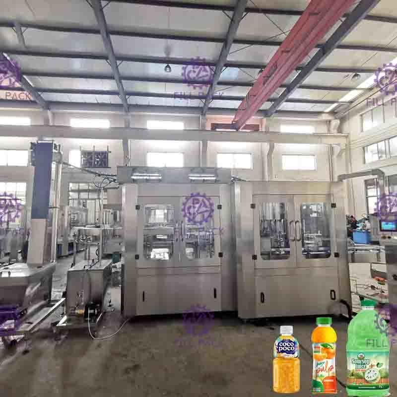 24 botellas plásticas de la máquina de rellenar 8000 principales del jugo por tapones de tuerca de la hora