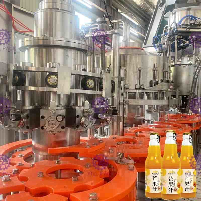Máquina automática 3 de Juice Fruit Pulp Filling Capping en 1 bebida del gránulo de Monoblock