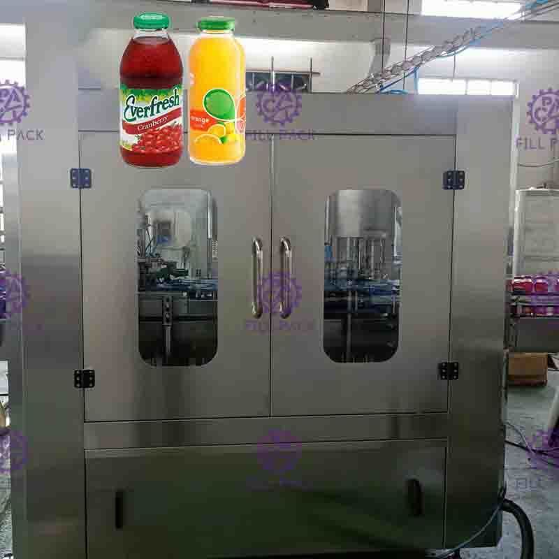 3 autos en 1 TORSIÓN anaranjada de Juice Filling Equipment With del gránulo de la pulpa del tapón de tuerca