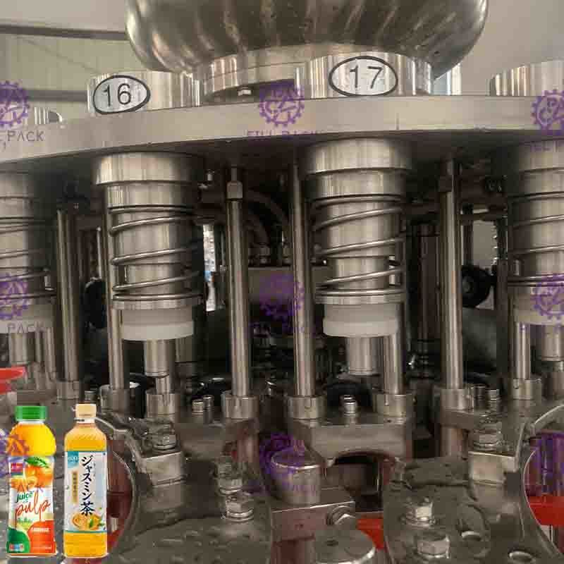 Embotelle/máquina/equipo/planta/unidad/sistema/línea anaranjados en botella de la producción del jugo de la bebida de la manzana del té de la bebida
